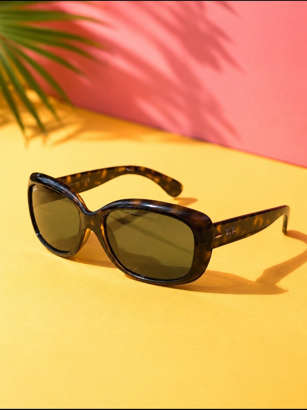 Ray-Ban Women’s Tortoiseshell Oval Sunglasses - Brown Lenses